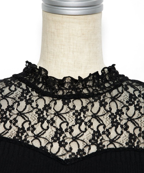 AS KNOW AS PINKY（アズノゥアズピンキー）の「ランダム☆ハイネックノースリーブ（タンクトップ・レディース・ブラック/オフホワイト・FREE）」の7枚目の写真