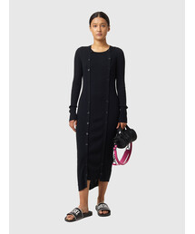 DIESEL | レディース ドレス ワンピース リブ マキシ ボタンディテール(ワンピース)