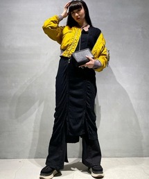 DIESEL | レディース ドレス ワンピース リブ マキシ ボタンディテール(ワンピース)