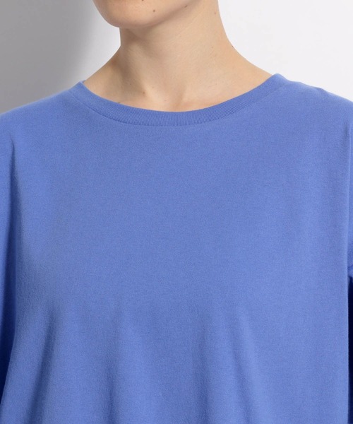 niko and...（ニコアンド）の「フリル袖レイヤープルオーバー（Tシャツ/カットソー・レディース・ブラック/オフホワイト/ブルー/ベージュ・MEDIUM/LARGE）」の9枚目の写真