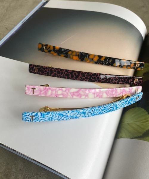 THEATRE PRODUCTS(シアタープロダクツ)の「STICK BALLETTA(バレッタ/ヘアクリップ・レディース・ブルー/ピンク/ブラック/オレンジ・FREE)」の2枚目の写真