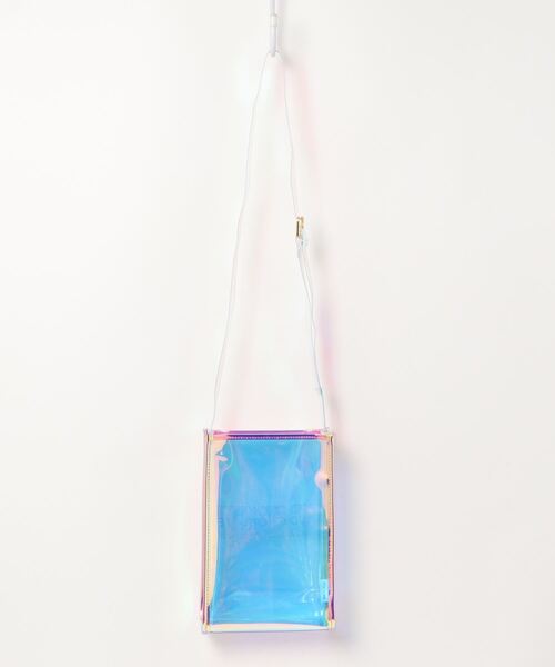 & chouette（アンドシュエット）の「PVCミニマルショルダーバッグ（ショルダーバッグ・レディース・ラベンダー/グレー/その他1・FREE）」の4枚目の写真