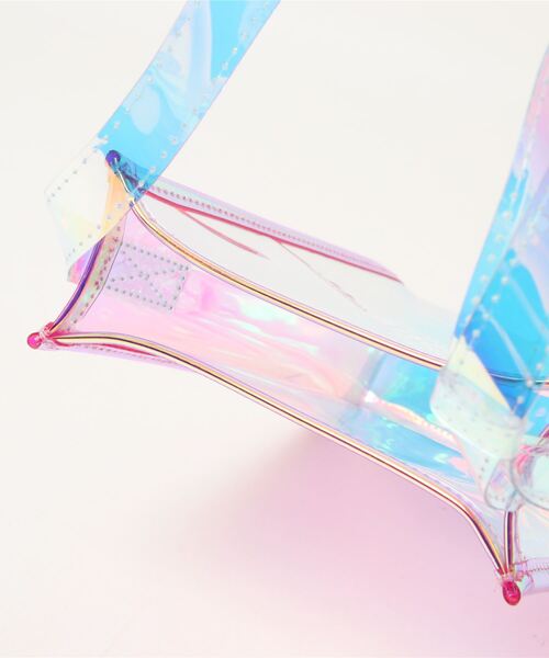 & chouette（アンドシュエット）の「PVCミニマルショルダーバッグ（ショルダーバッグ・レディース・ラベンダー/グレー/その他1・FREE）」の6枚目の写真