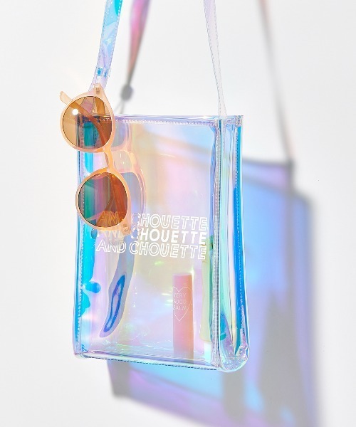 & chouette（アンドシュエット）の「PVCミニマルショルダーバッグ（ショルダーバッグ・レディース・ラベンダー/グレー/その他1・FREE）」の3枚目の写真