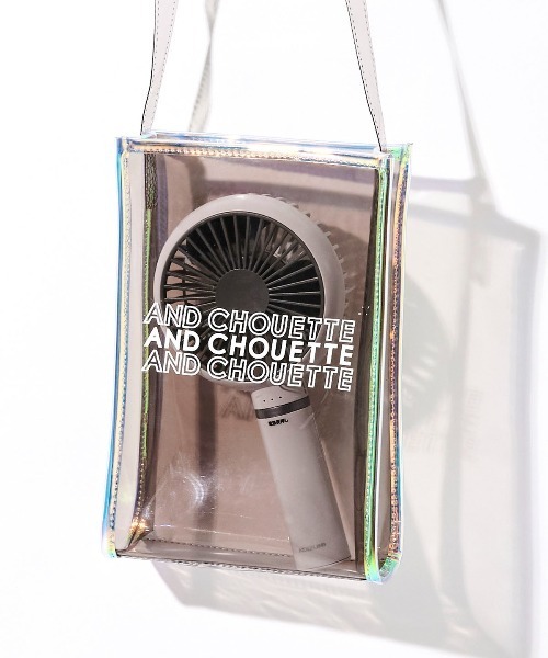 & chouette（アンドシュエット）の「PVCミニマルショルダーバッグ（ショルダーバッグ・レディース・ラベンダー/グレー/その他1・FREE）」の2枚目の写真