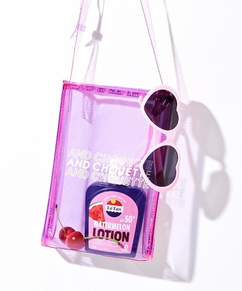 & chouette（アンドシュエット）の「PVCミニマルショルダーバッグ（ショルダーバッグ・レディース・ラベンダー/グレー/その他1・FREE）」の9枚目の写真