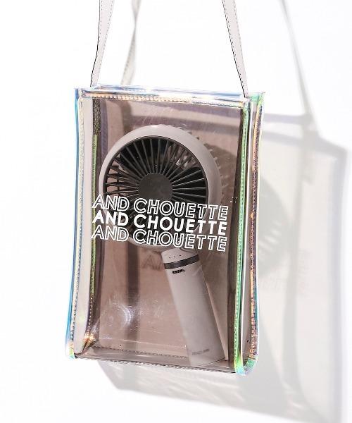 & chouette（アンドシュエット）の「PVCミニマルショルダーバッグ（ショルダーバッグ・レディース・ラベンダー/グレー/その他1・FREE）」の8枚目の写真