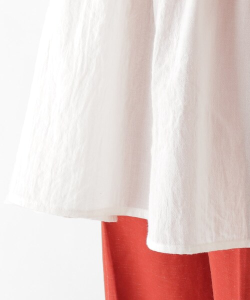 AG by aquagirl（エージーバイアクアガール）の「◆コットンティアードブラウス（シャツ/ブラウス・レディース・ブラック/オフホワイト/キャメル・38/36）」の7枚目の写真