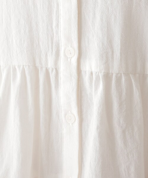 AG by aquagirl（エージーバイアクアガール）の「◆コットンティアードブラウス（シャツ/ブラウス・レディース・ブラック/オフホワイト/キャメル・38/36）」の12枚目の写真