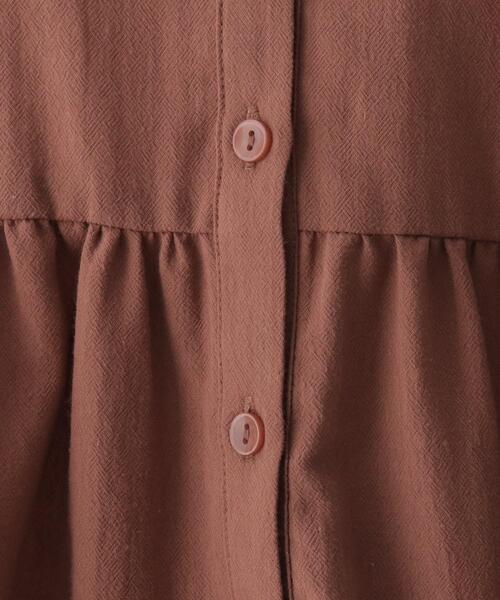 AG by aquagirl（エージーバイアクアガール）の「◆コットンティアードブラウス（シャツ/ブラウス・レディース・ブラック/オフホワイト/キャメル・38/36）」の9枚目の写真