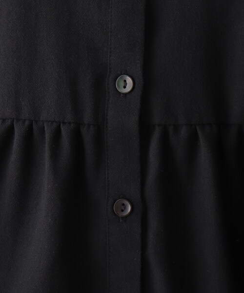 AG by aquagirl（エージーバイアクアガール）の「◆コットンティアードブラウス（シャツ/ブラウス・レディース・ブラック/オフホワイト/キャメル・38/36）」の16枚目の写真