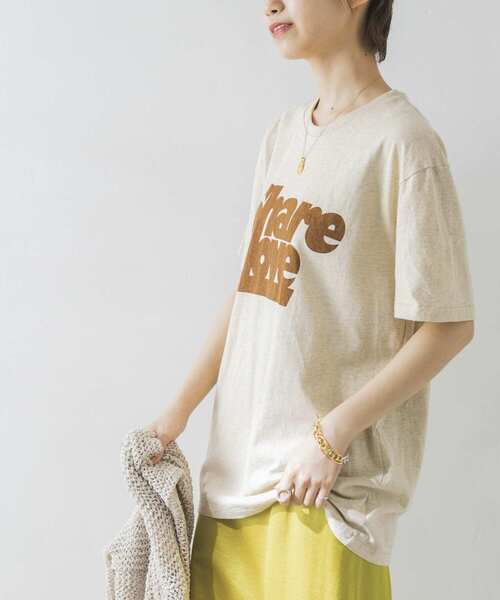 MIXTA（ミクスタ）の「Mixta　SHARE LOVE T-SHIRTS（Tシャツ/カットソー・レディース・ラベンダー/ブラウン系その他・FREE）」の15枚目の写真