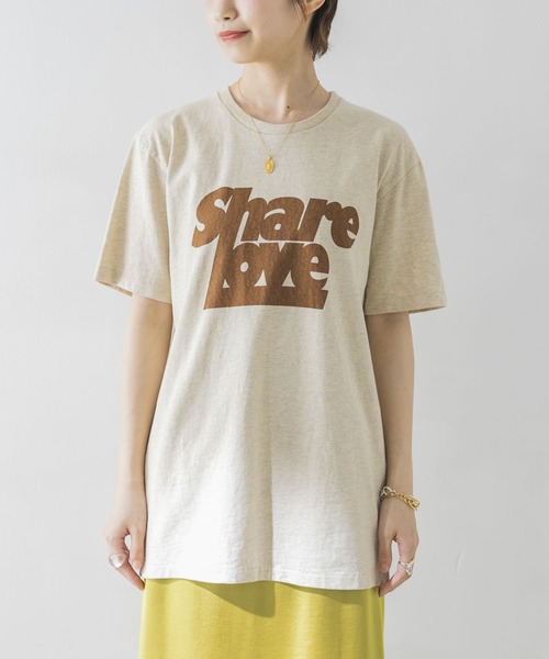 MIXTA（ミクスタ）の「Mixta　SHARE LOVE T-SHIRTS（Tシャツ/カットソー・レディース・ラベンダー/ブラウン系その他・FREE）」の7枚目の写真