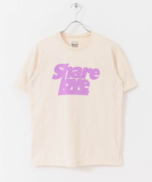MIXTA（ミクスタ）の「Mixta　SHARE LOVE T-SHIRTS（Tシャツ/カットソー・レディース・ラベンダー/ブラウン系その他・FREE）」の14枚目の写真