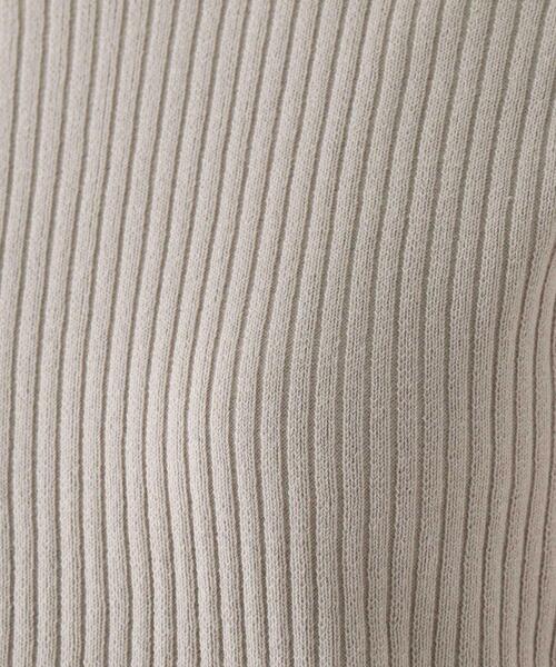 DRESKIP（ドレスキップ）の「◆オ－ガニックコットンノースリーブニット（ニット/セーター・レディース・グリーン/ライトグレー/オフホワイト/ネイビー・02/04/03）」の11枚目の写真