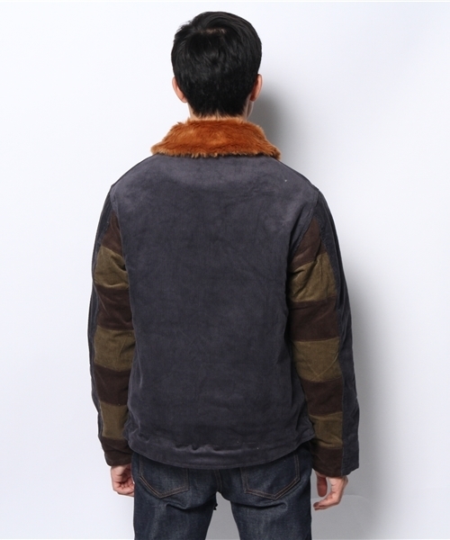 ALDIES（アールディーズ）の「CD N-1 JK コーデュロイN-1ジャケット（ミリタリージャケット・メンズ・ベージュ/グレー/ネイビー・SMALL/LARGE/MEDIUM/X-SMALL）」の13枚目の写真