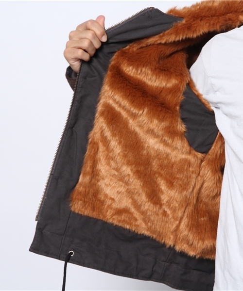 ALDIES（アールディーズ）の「CD N-1 JK コーデュロイN-1ジャケット（ミリタリージャケット・メンズ・ベージュ/グレー/ネイビー・SMALL/LARGE/MEDIUM/X-SMALL）」の7枚目の写真