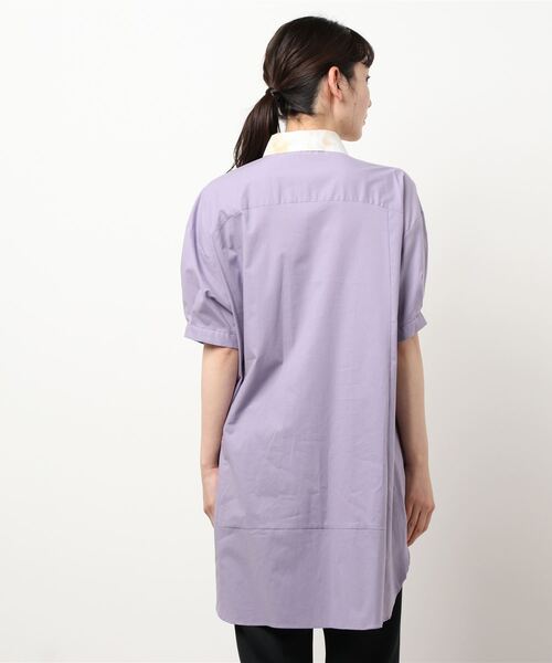 La SRIC(ラスリック)の「La SRIC / タイダイヨークシャツ(シャツ/ブラウス・レディース・ラベンダー/ホワイト・38)」の8枚目の写真