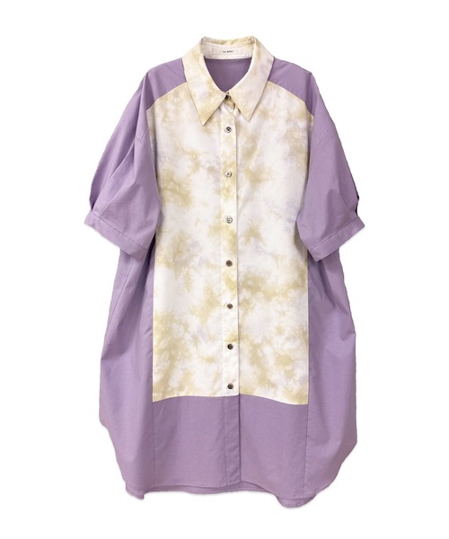 La SRIC(ラスリック)の「La SRIC / タイダイヨークシャツ(シャツ/ブラウス・レディース・ラベンダー/ホワイト・38)」の14枚目の写真