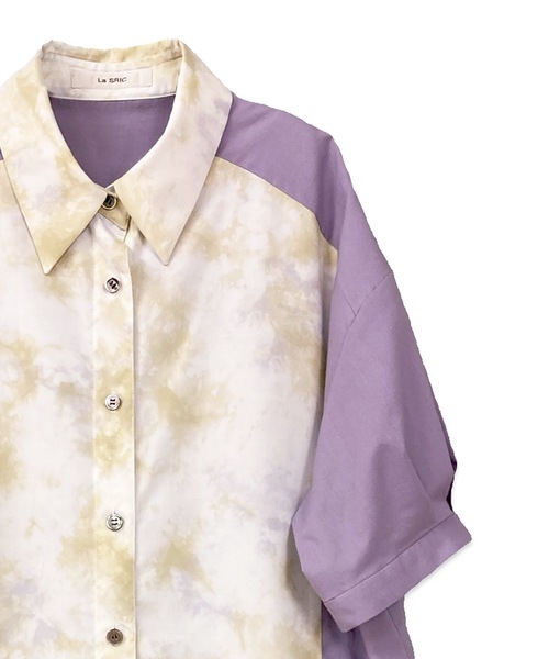 La SRIC(ラスリック)の「La SRIC / タイダイヨークシャツ(シャツ/ブラウス・レディース・ラベンダー/ホワイト・38)」の17枚目の写真