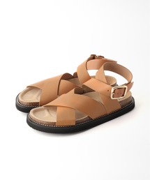 美品 JOSEPH ジョゼフ サンダル アンクルストラップ 37 フラット JOSEPH（ジョセフ）の「＜JOSEPH（ジョセフ）＞アンクル