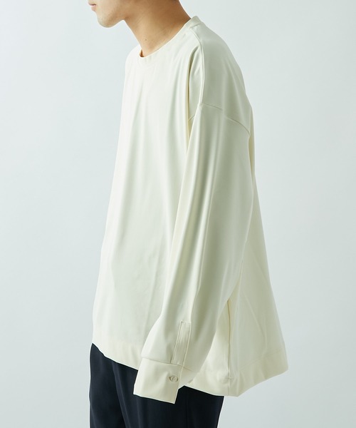 Lui's（ルイス）の「トリコットカフス付きカットソー（Tシャツ/カットソー・メンズ・グリーン/ブラック/ダークグレー/ホワイト・FREE）」の10枚目の写真