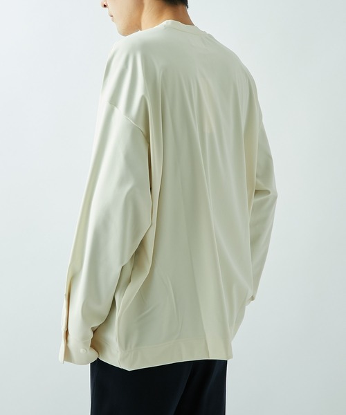 Lui's（ルイス）の「トリコットカフス付きカットソー（Tシャツ/カットソー・メンズ・グリーン/ブラック/ダークグレー/ホワイト・FREE）」の11枚目の写真