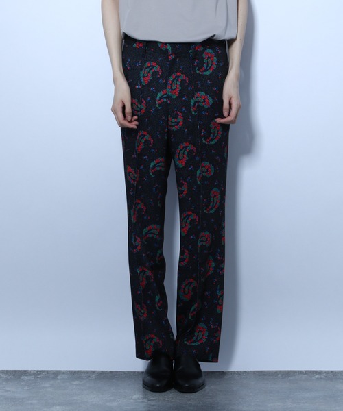 HARE（ハレ）の「ペイズリーフラワーパンツ(HARE)（その他パンツ・メンズ・ブラック/ブラウン/ブラック系その他・SMALL/MEDIUM）」の5枚目の写真