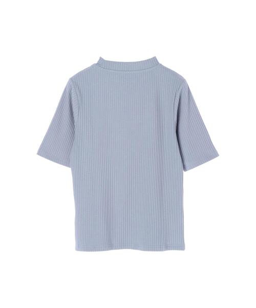 koe（コエ）の「リブ5分袖プルオーバー＊（Tシャツ/カットソー・レディース・ベージュ/ブルー/グリーン/ブラック/アイボリー・L/M）」の22枚目の写真
