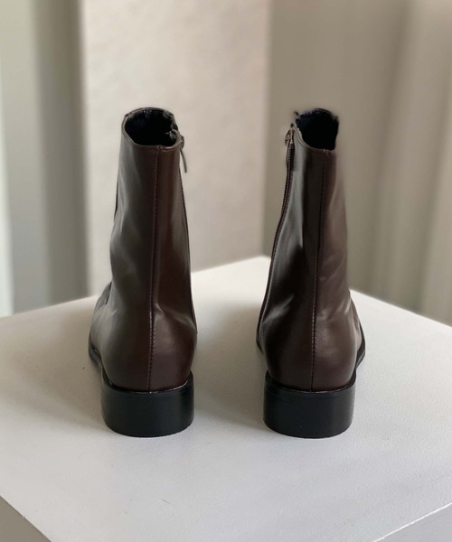 chuclla(チュクラ)の「Low heel square toe boots chs21a011(ブーツ・レディース・ブラック/ブラウン・40/36/37/38/39)」の20枚目の写真