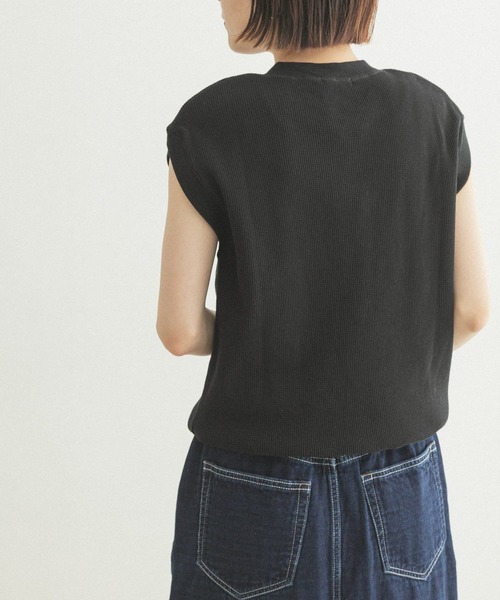 FORK&SPOON（フォークアンドスプーン）の「FORK&SPOON　ワッフルヘンリーネックプルオーバー（Tシャツ/カットソー・レディース・ライトブラウン/ブラック/アイボリー・ONE）」の21枚目の写真