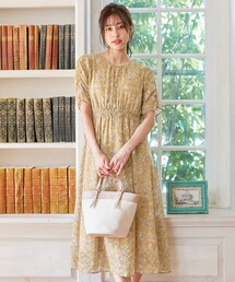 L Size Onward 大きいサイズ エルサイズ オンワードのワンピース イエロー 黄色系 半袖 通販 Zozotown