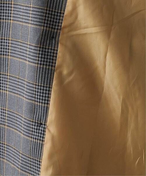 DOUBLE NAME（ダブルネーム）の「ハンド風ステッチチェックゆるジャケット（テーラードジャケット・レディース・ブラウン/ブラック/ネイビー・FREE）」の19枚目の写真