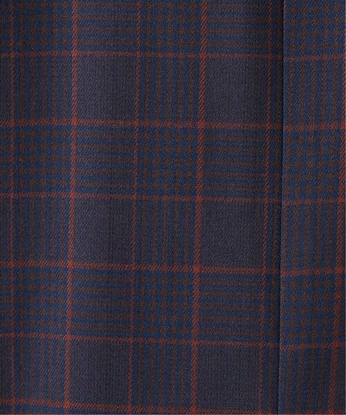 DOUBLE NAME（ダブルネーム）の「ハンド風ステッチチェックゆるジャケット（テーラードジャケット・レディース・ブラウン/ブラック/ネイビー・FREE）」の5枚目の写真