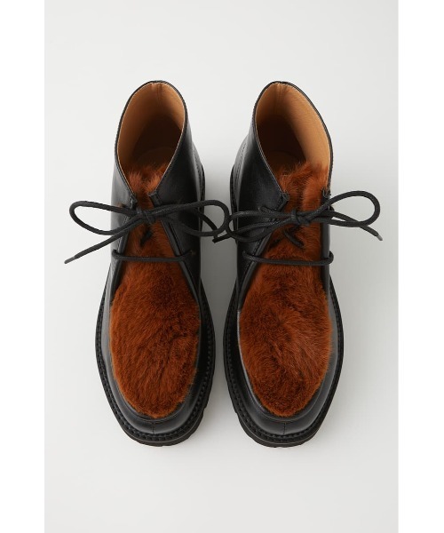 MOUSSY（マウジー）の「FAUX FUR TYROLEAN シューズ（ブーツ・レディース・ブラウン/ブラック・MEDIUM/LARGE/SMALL）」の17枚目の写真