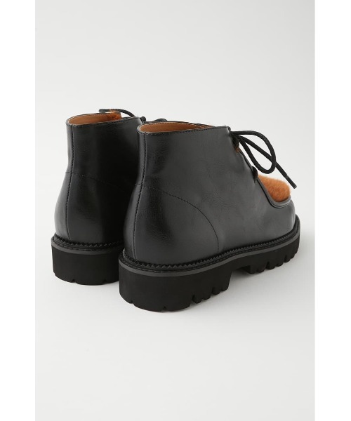 MOUSSY（マウジー）の「FAUX FUR TYROLEAN シューズ（ブーツ・レディース・ブラウン/ブラック・MEDIUM/LARGE/SMALL）」の8枚目の写真