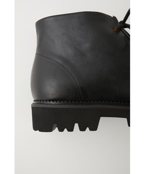 MOUSSY（マウジー）の「FAUX FUR TYROLEAN シューズ（ブーツ・レディース・ブラウン/ブラック・MEDIUM/LARGE/SMALL）」の10枚目の写真