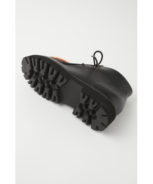 MOUSSY（マウジー）の「FAUX FUR TYROLEAN シューズ（ブーツ・レディース・ブラウン/ブラック・MEDIUM/LARGE/SMALL）」の12枚目の写真