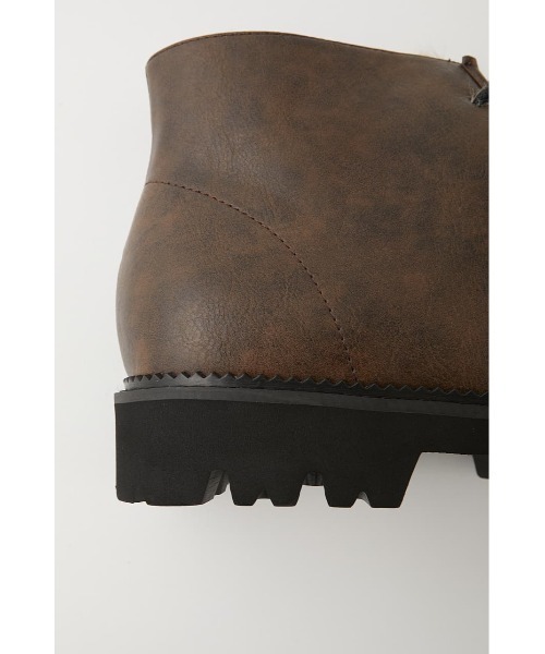 MOUSSY（マウジー）の「FAUX FUR TYROLEAN シューズ（ブーツ・レディース・ブラウン/ブラック・MEDIUM/LARGE/SMALL）」の13枚目の写真