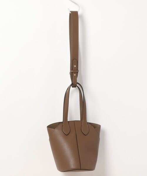 N.（N. Natural Beauty Basic）（エヌエヌナチュラルビューティーベーシック）の「2Wayバケツショルダーバッグ（トートバッグ・レディース・ホワイト/ベージュ・ﾌﾘ-）」の4枚目の写真