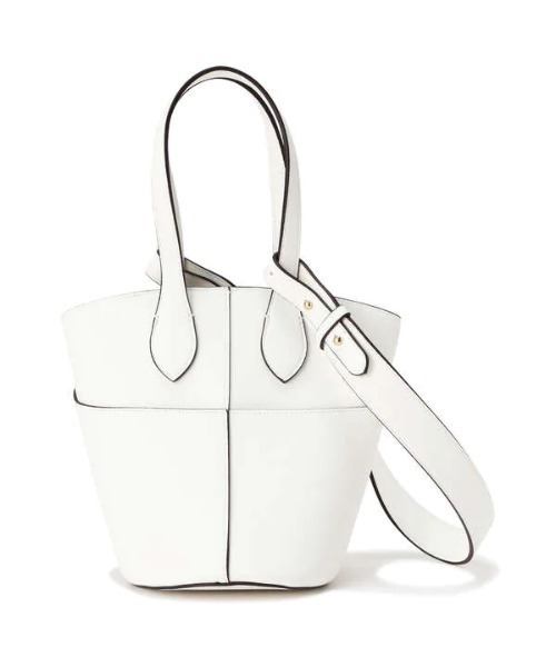 N.（N. Natural Beauty Basic）（エヌエヌナチュラルビューティーベーシック）の「2Wayバケツショルダーバッグ（トートバッグ・レディース・ホワイト/ベージュ・ﾌﾘ-）」の18枚目の写真