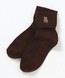 tiny bear 刺繍 ソックス