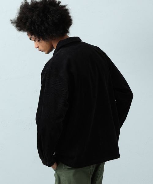 ※ALPHA（アルファ）の「M-43 コーデュロイシャツジャケット（シャツ/ブラウス・メンズ・ブラック/オリーブ/ベージュ系その他・MEDIUM/LARGE/X-LARGE）」の5枚目の写真