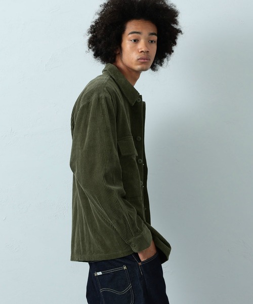※ALPHA（アルファ）の「M-43 コーデュロイシャツジャケット（シャツ/ブラウス・メンズ・ブラック/オリーブ/ベージュ系その他・MEDIUM/LARGE/X-LARGE）」の20枚目の写真