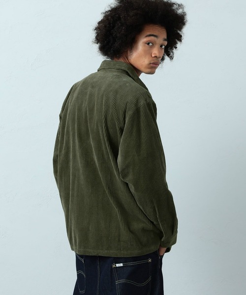 ※ALPHA（アルファ）の「M-43 コーデュロイシャツジャケット（シャツ/ブラウス・メンズ・ブラック/オリーブ/ベージュ系その他・MEDIUM/LARGE/X-LARGE）」の21枚目の写真
