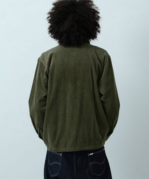 ※ALPHA（アルファ）の「M-43 コーデュロイシャツジャケット（シャツ/ブラウス・メンズ・ブラック/オリーブ/ベージュ系その他・MEDIUM/LARGE/X-LARGE）」の22枚目の写真