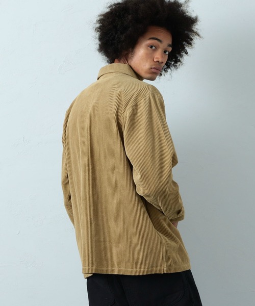 ※ALPHA（アルファ）の「M-43 コーデュロイシャツジャケット（シャツ/ブラウス・メンズ・ブラック/オリーブ/ベージュ系その他・MEDIUM/LARGE/X-LARGE）」の12枚目の写真