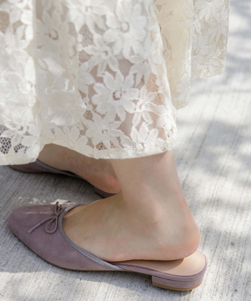 flower（フラワー）の「レディバレエミュール（パンプス・レディース・ブラウン/ピンク・6/7/8）」の10枚目の写真