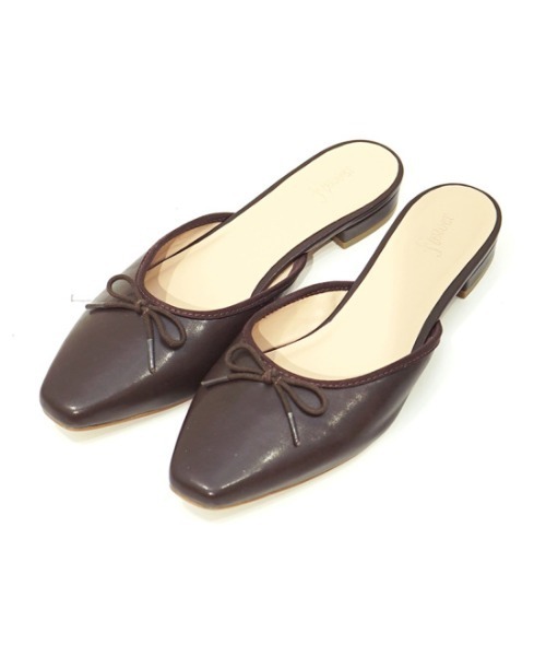 flower（フラワー）の「レディバレエミュール（パンプス・レディース・ブラウン/ピンク・6/7/8）」の11枚目の写真