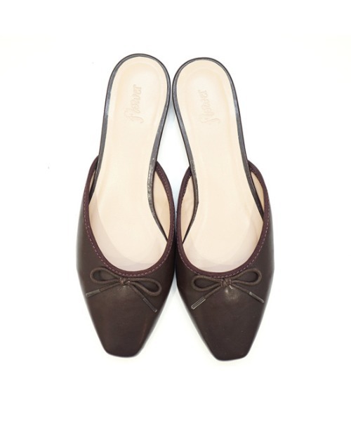 flower（フラワー）の「レディバレエミュール（パンプス・レディース・ブラウン/ピンク・6/7/8）」の14枚目の写真